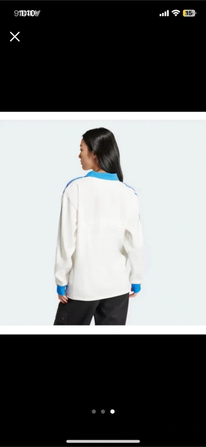 아디다스 새틴카라 티셔츠 상품이미지3