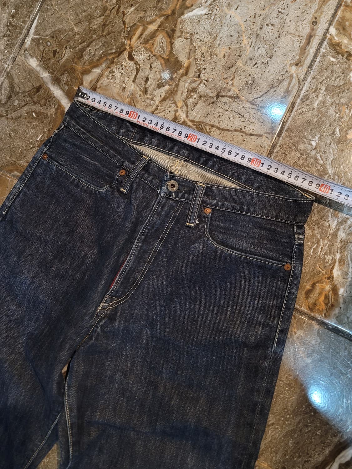 캐피탈 셀비지 데님팬츠 상품이미지5