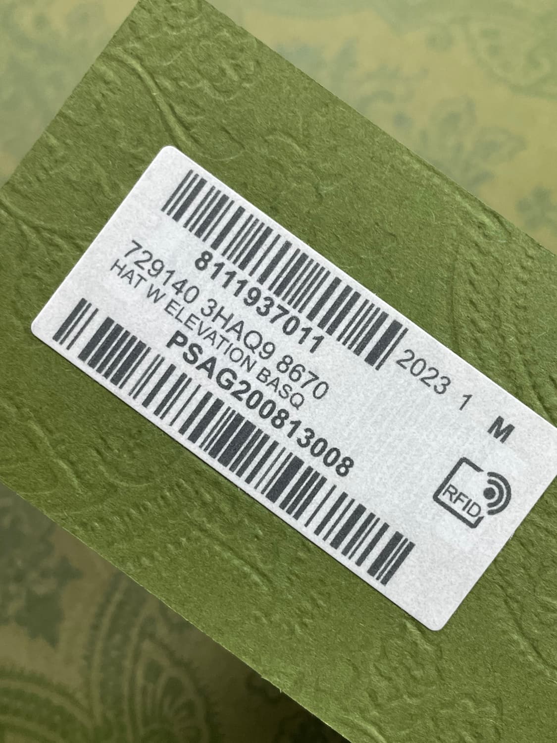 새상품 구찌 GG 로고 라메 트위드 베레모 모자 상품이미지10