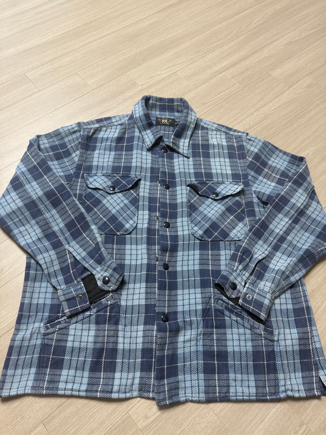 더블알엘 rrl 체크 셔츠 자켓 xl 상품이미지1