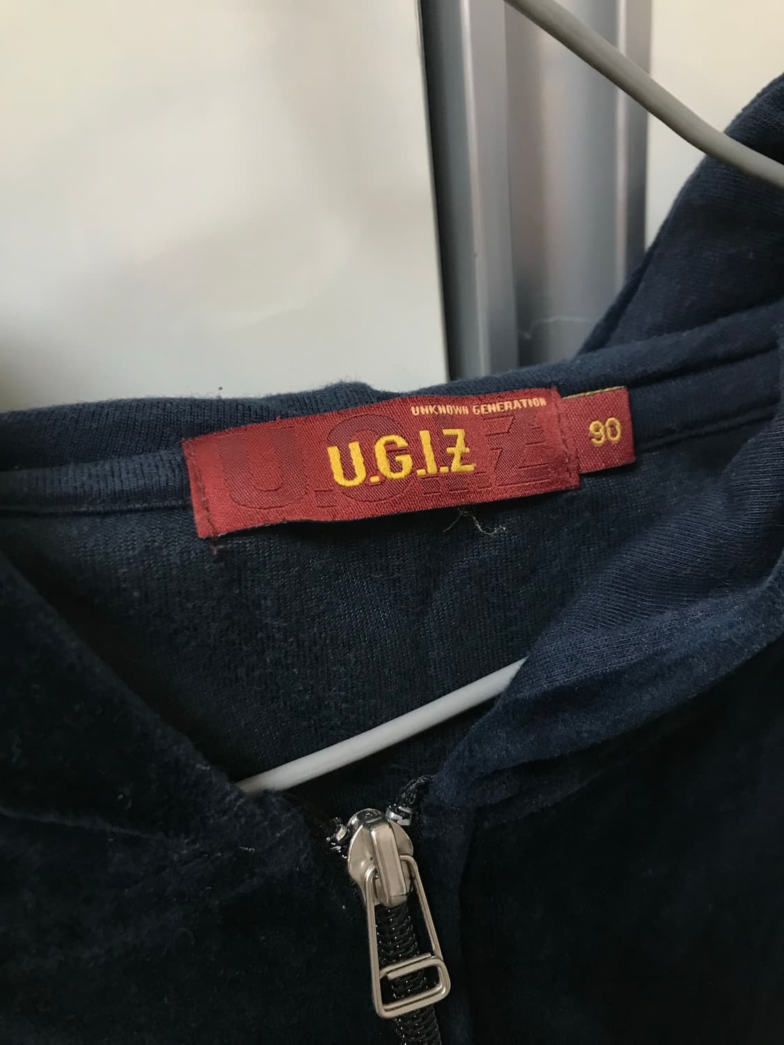 빈티지 벨벳 후드집업 상품이미지3