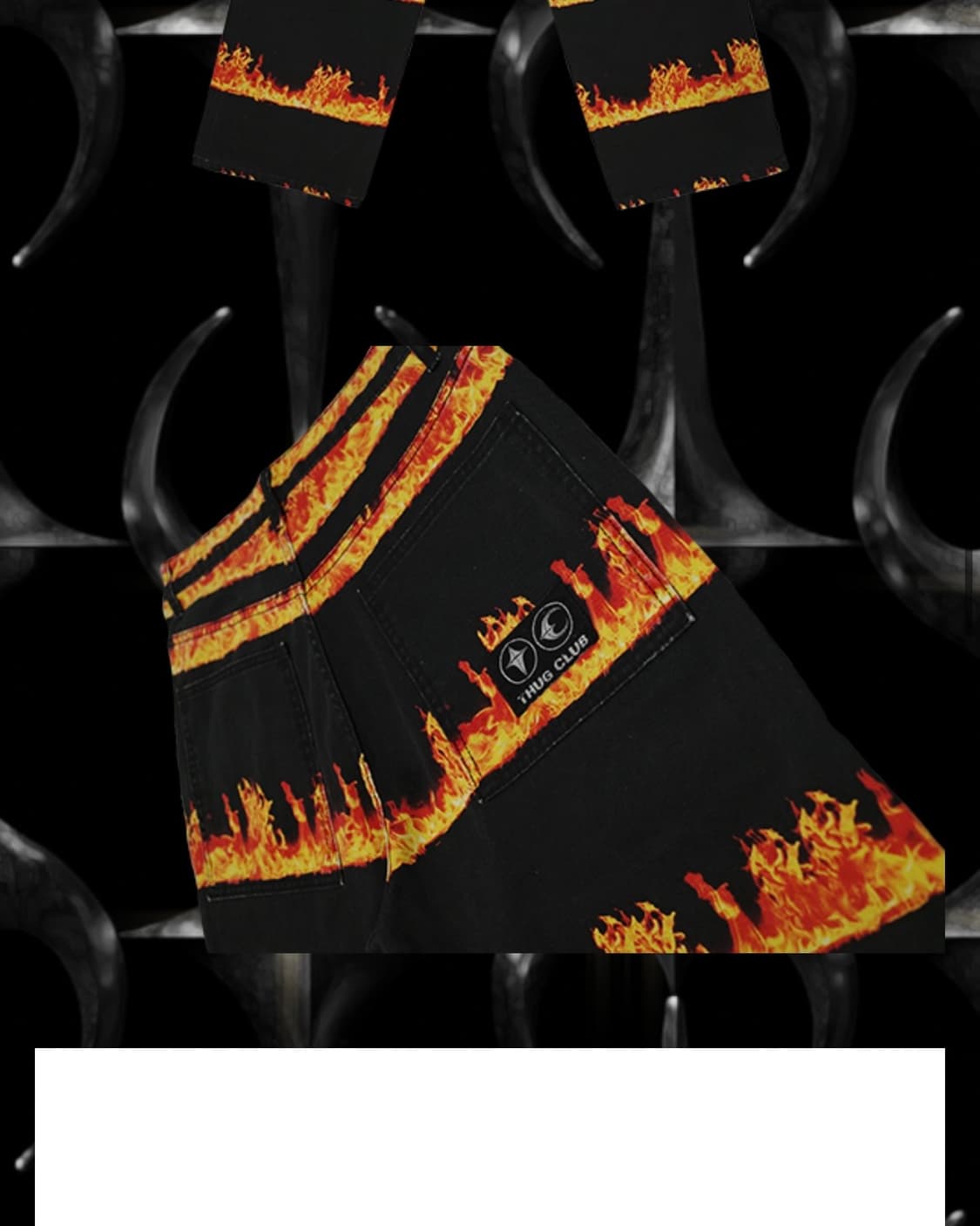 [새상품] 떠그클럽 쵸퍼 플레임 셋업 상품이미지9