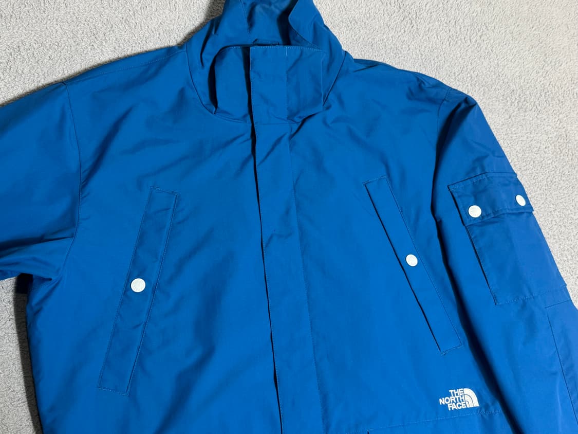 노스페이스 블루 미드로고 바람막이 윈드브레이커 자켓 105(XL) 상품이미지2