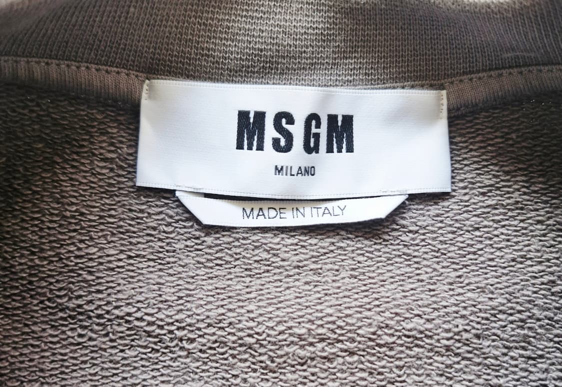 MSGM 엠에스지엠 브러쉬드 로고 맨투맨 스웻셔츠 XL  상품이미지5