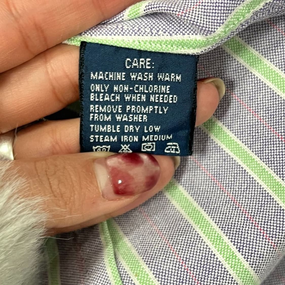 랄프로렌 슬림핏 스트라이프 셔츠 v0675 상품이미지6