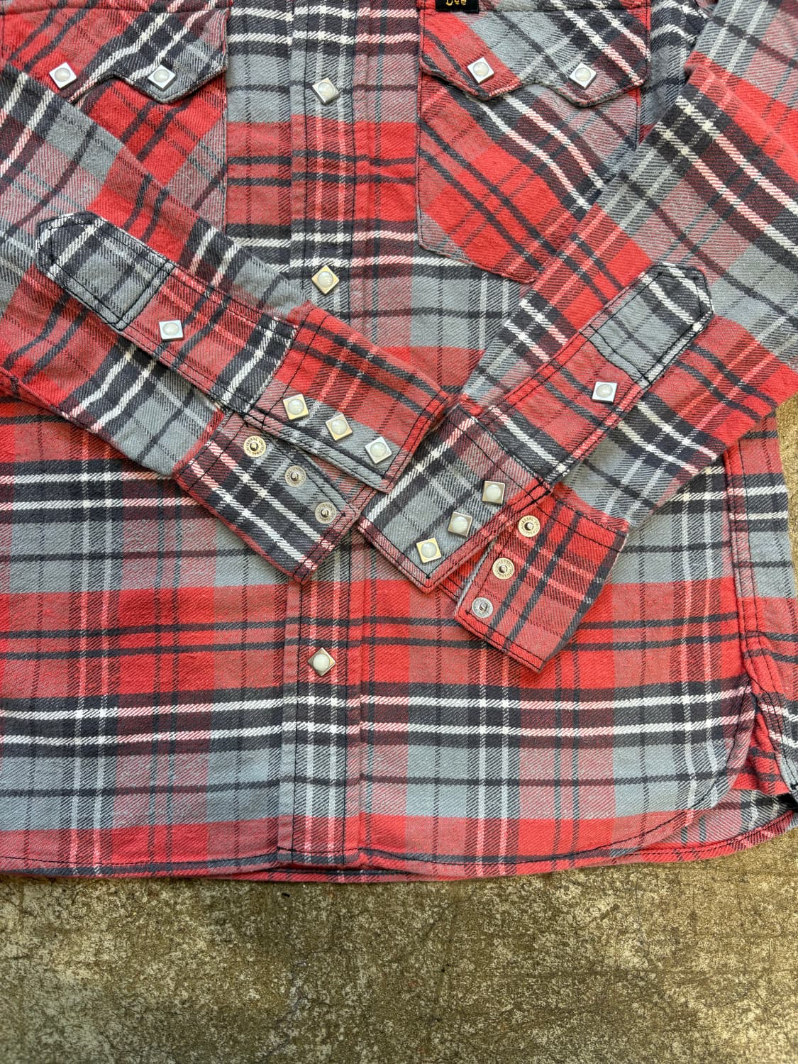 Beams x Lee 웨스턴 체크 셔츠 상품이미지4