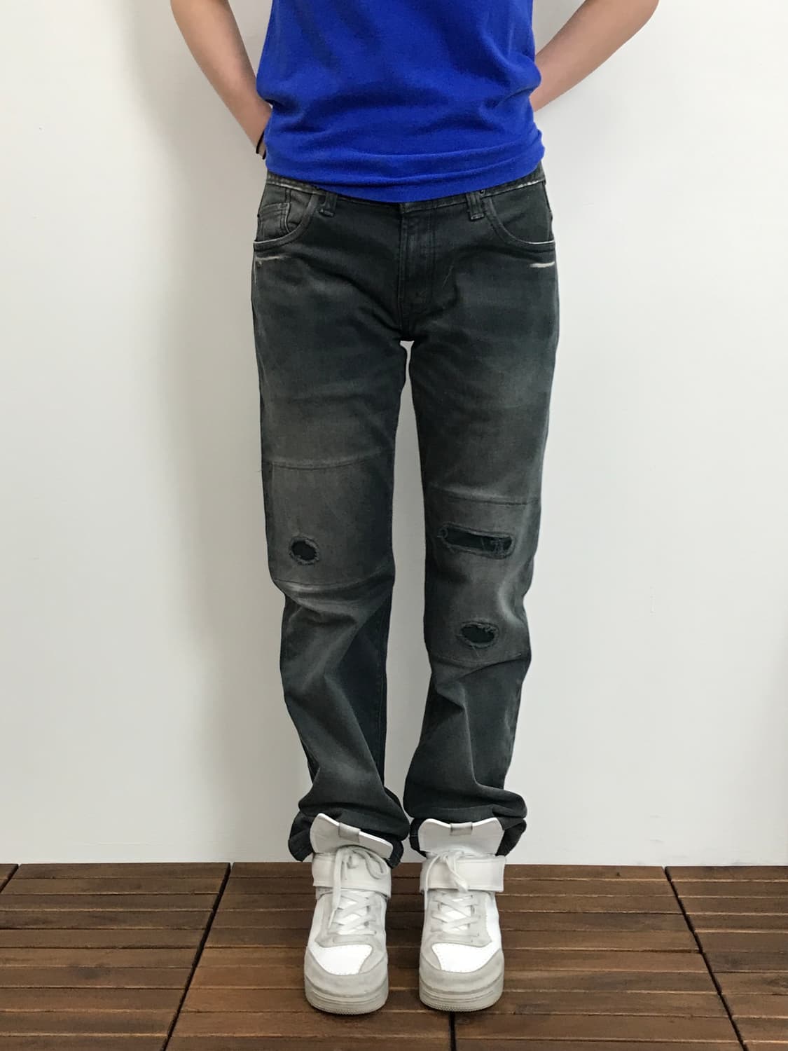 Levi's 523 Straight Faded Black Pants 상품이미지1