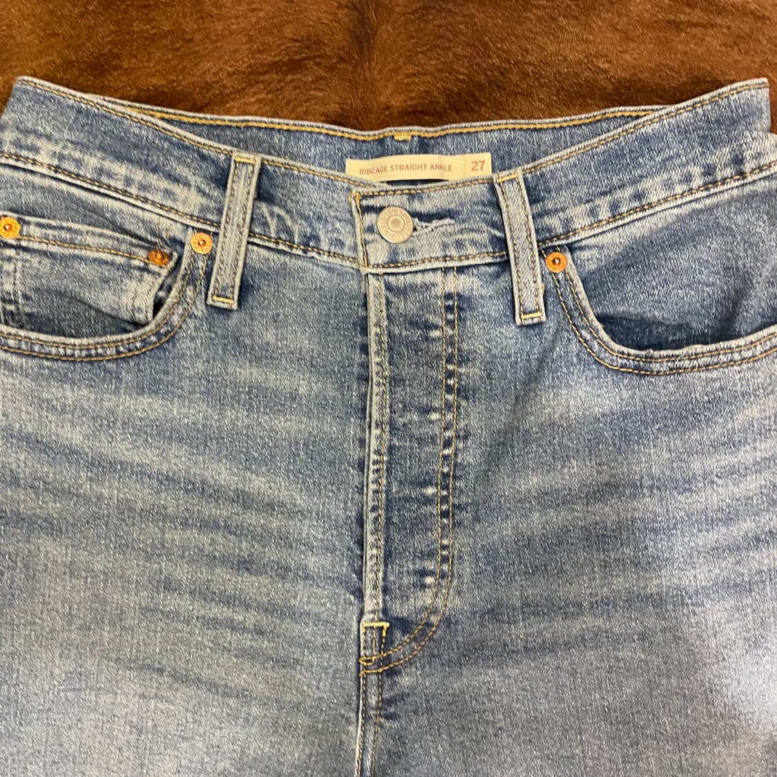 LEVI'S Ribcage straight ankle w27 상품이미지2