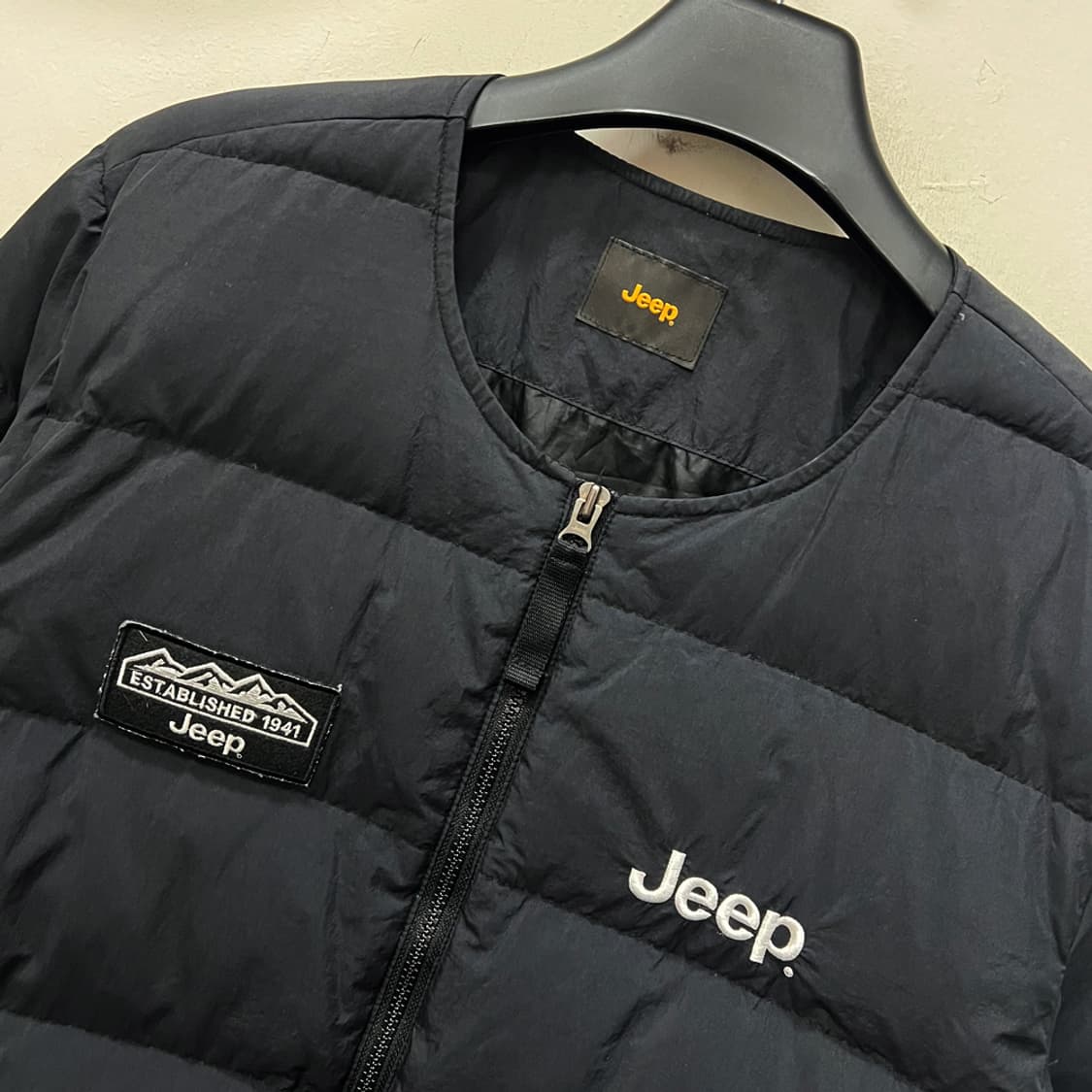 JEEP 지프 1941 와펜 덕 다운 경량 패딩 점퍼 XL 상품이미지3