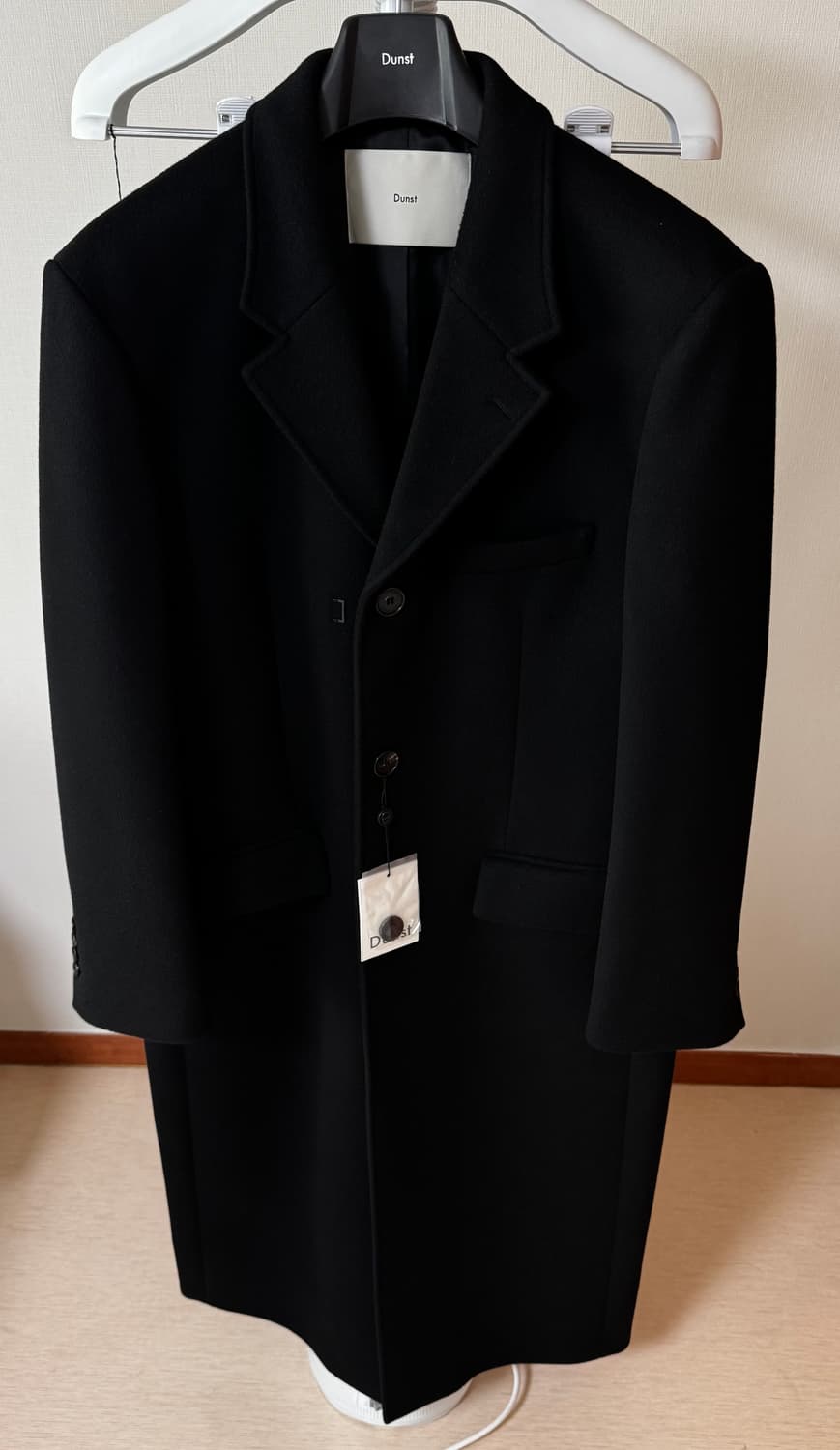 던스트 2웨이 3버튼 캐시미어 코트 L 새상품 상품이미지2