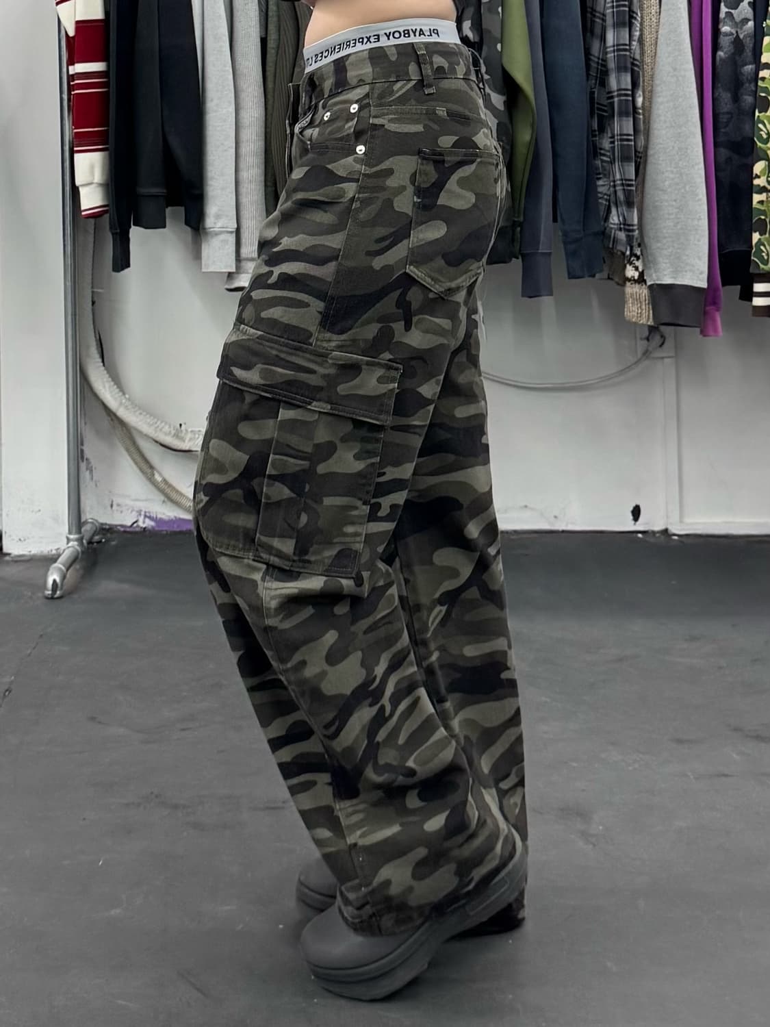 카모패턴 카고팬츠 상품이미지3