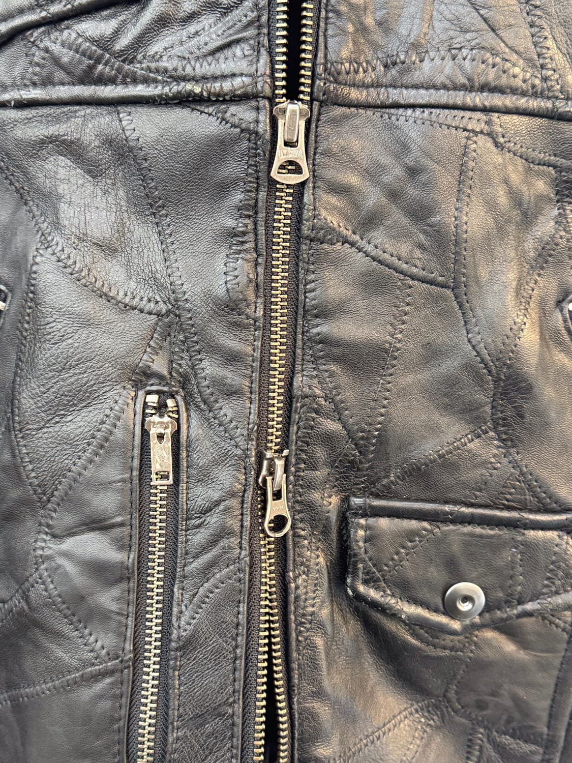 블랙 투웨이라이더 양가죽자켓 상품이미지5