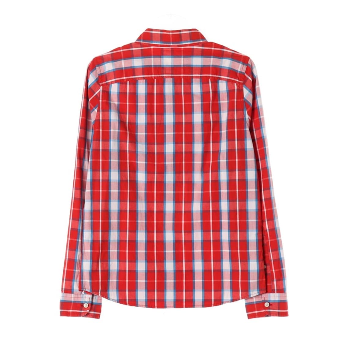 홀리스터 클래식 레드 체크 버튼다운 셔츠 M 상품이미지2