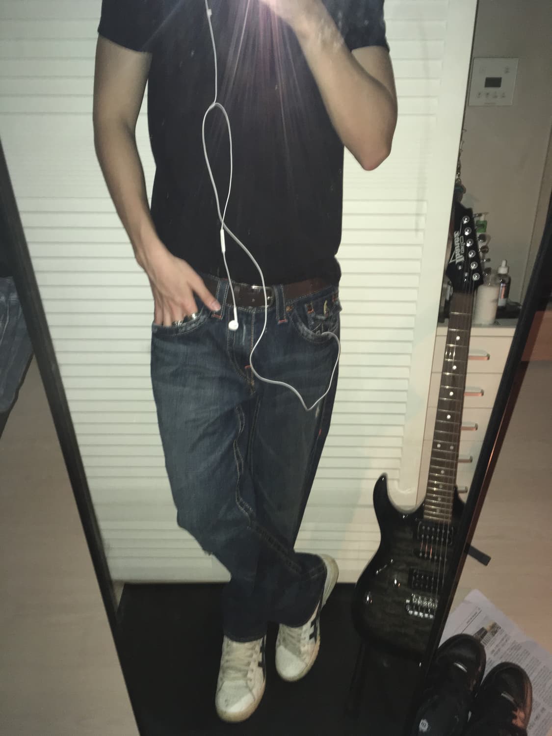 트루릴리전 조이 워싱 부츠컷 데님 y2k 상품이미지4