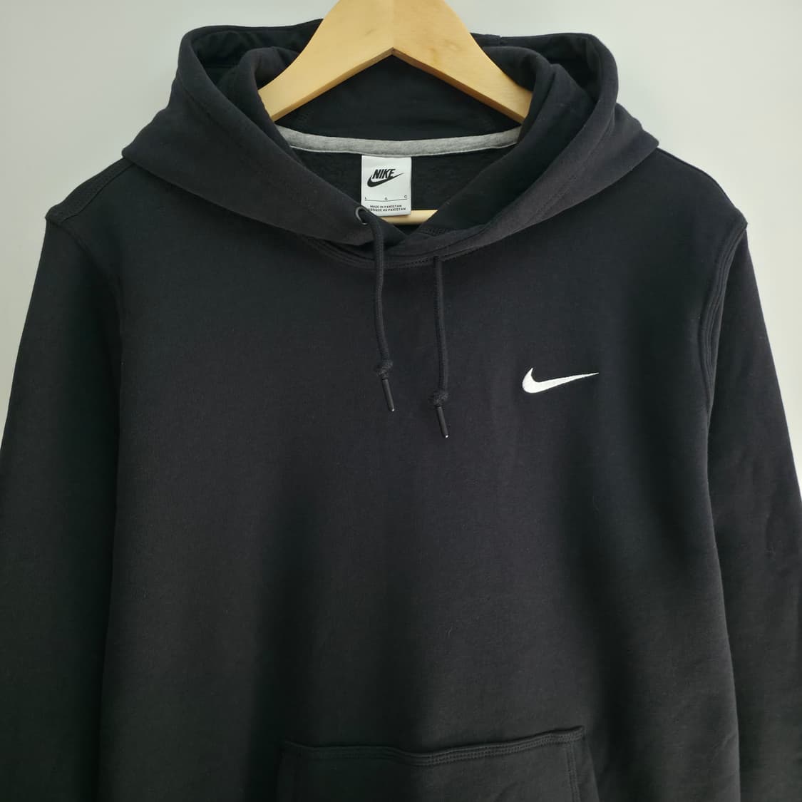 [L] 나이키 스우시 블랙 후드티 상품이미지2