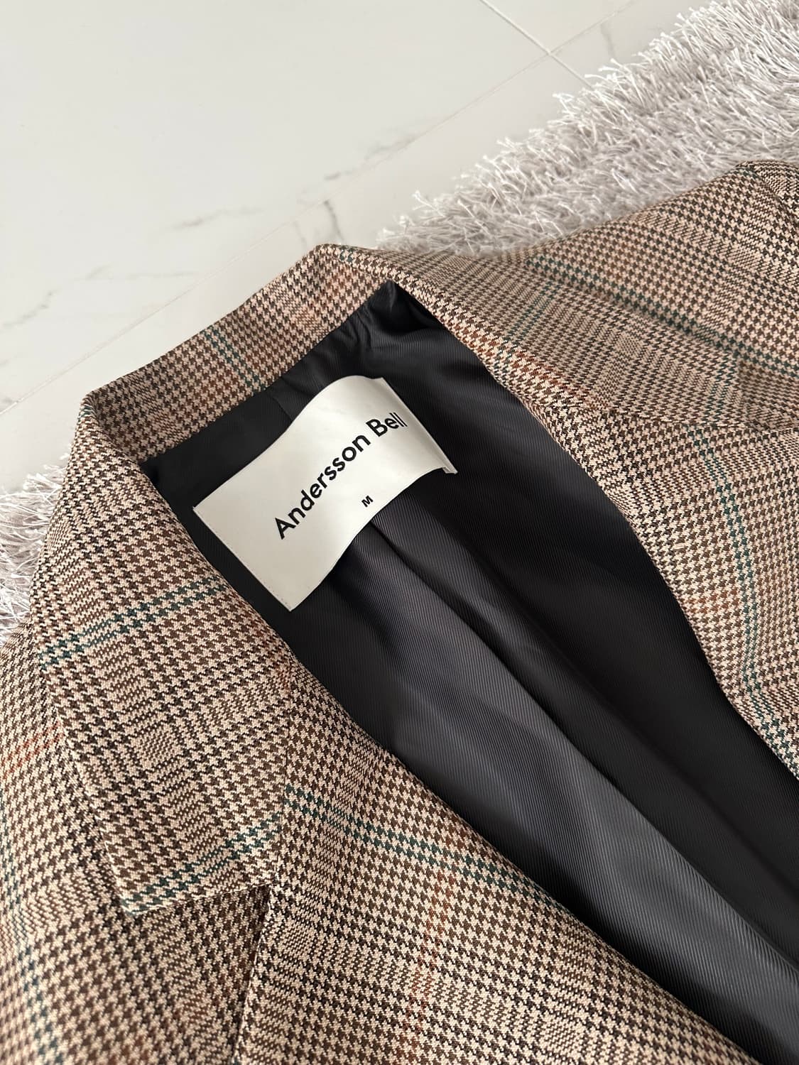 Andersson bell 체크 코트 상품이미지2