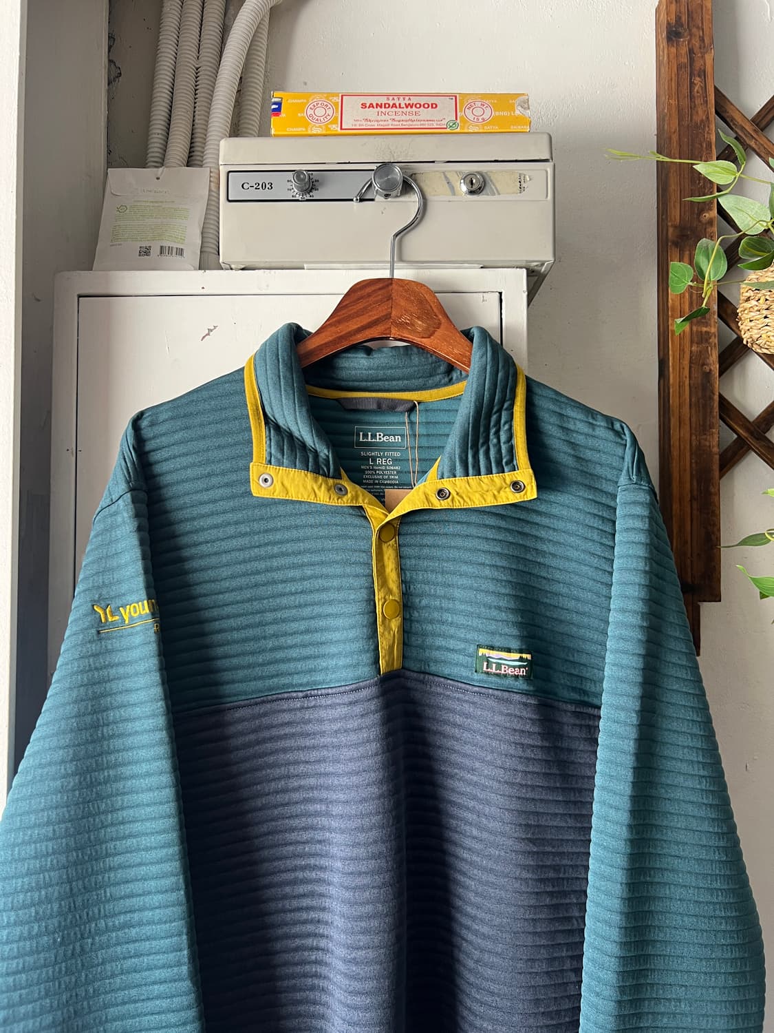 [L]L.L Bean USA 엘엘빈 플리츠 스냅 풀오버 셔츠 상품이미지2
