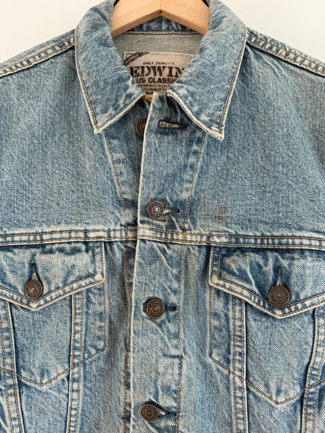 일판 에드윈(EDWIN) 데님 자켓 상품이미지3