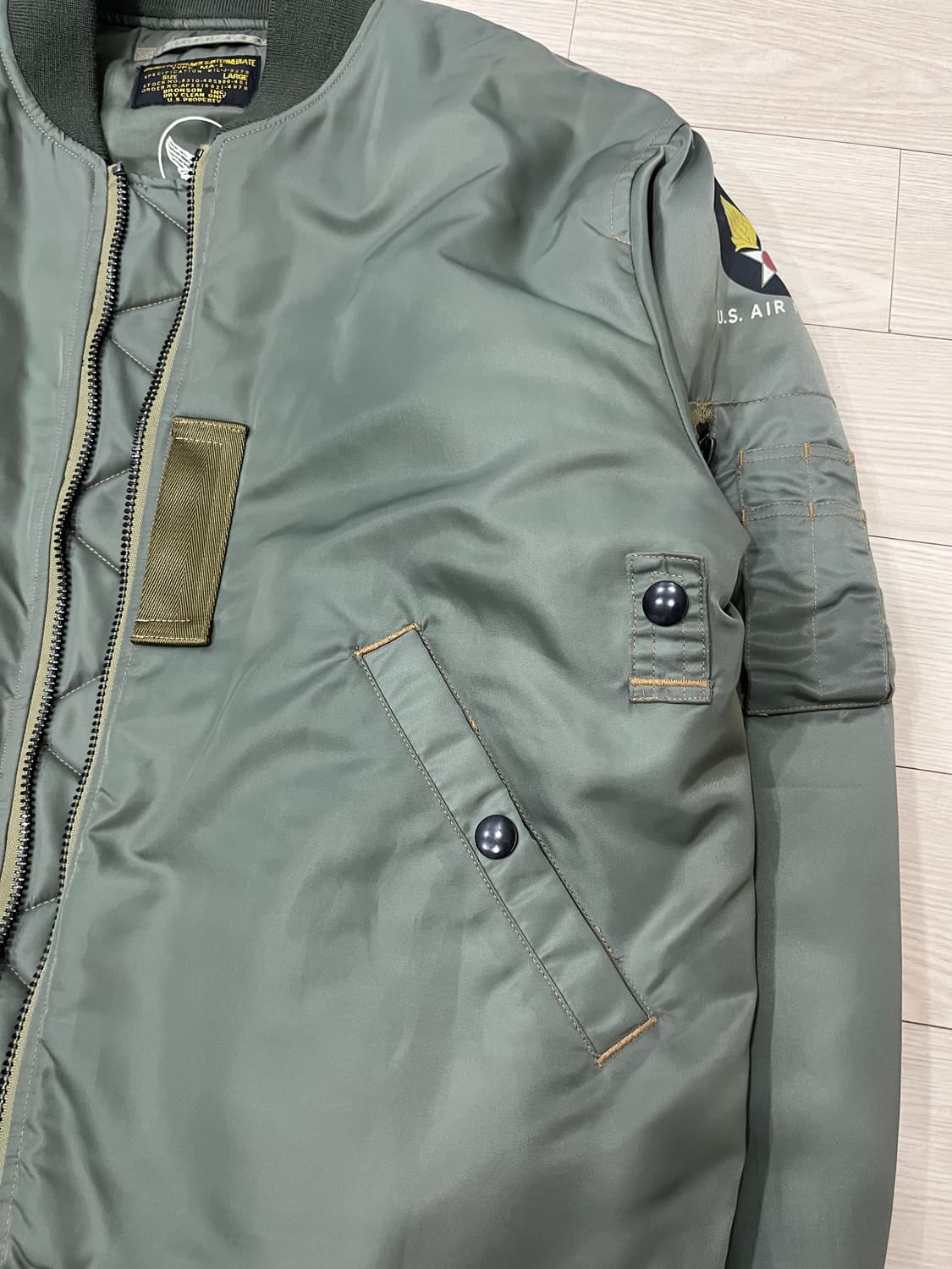 브론슨 MA-1 항공잠바 블루종 L 상품이미지3