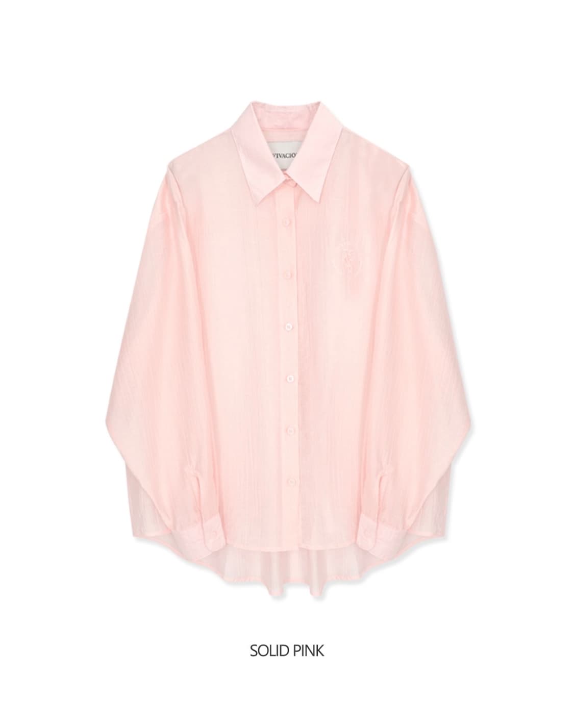 비바셔스 Cencel See-Through Classic Shirt 상품이미지1