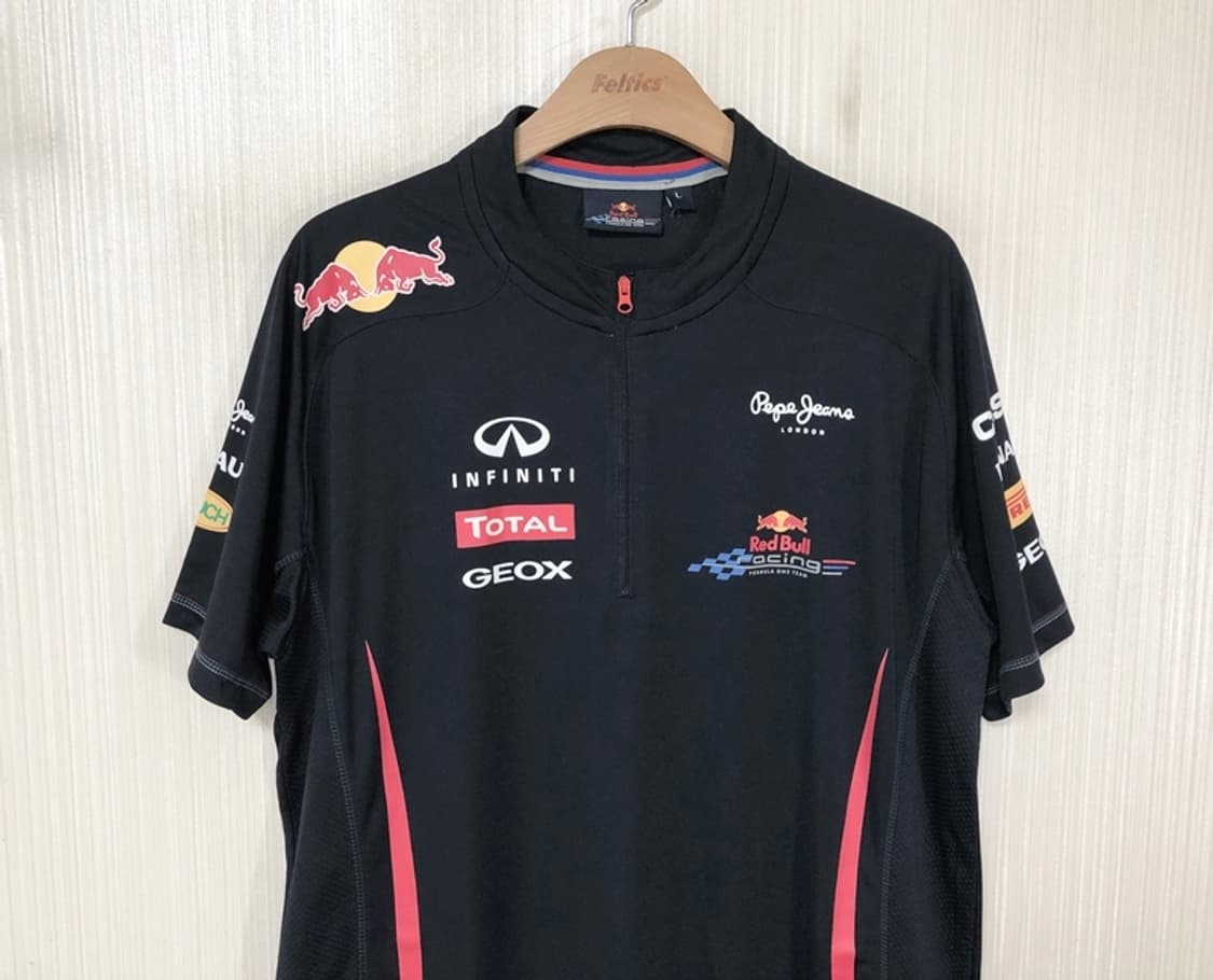 페페진스 레드불(REDBULL) 하프집업 레이싱져지 L(해외) 상품이미지3