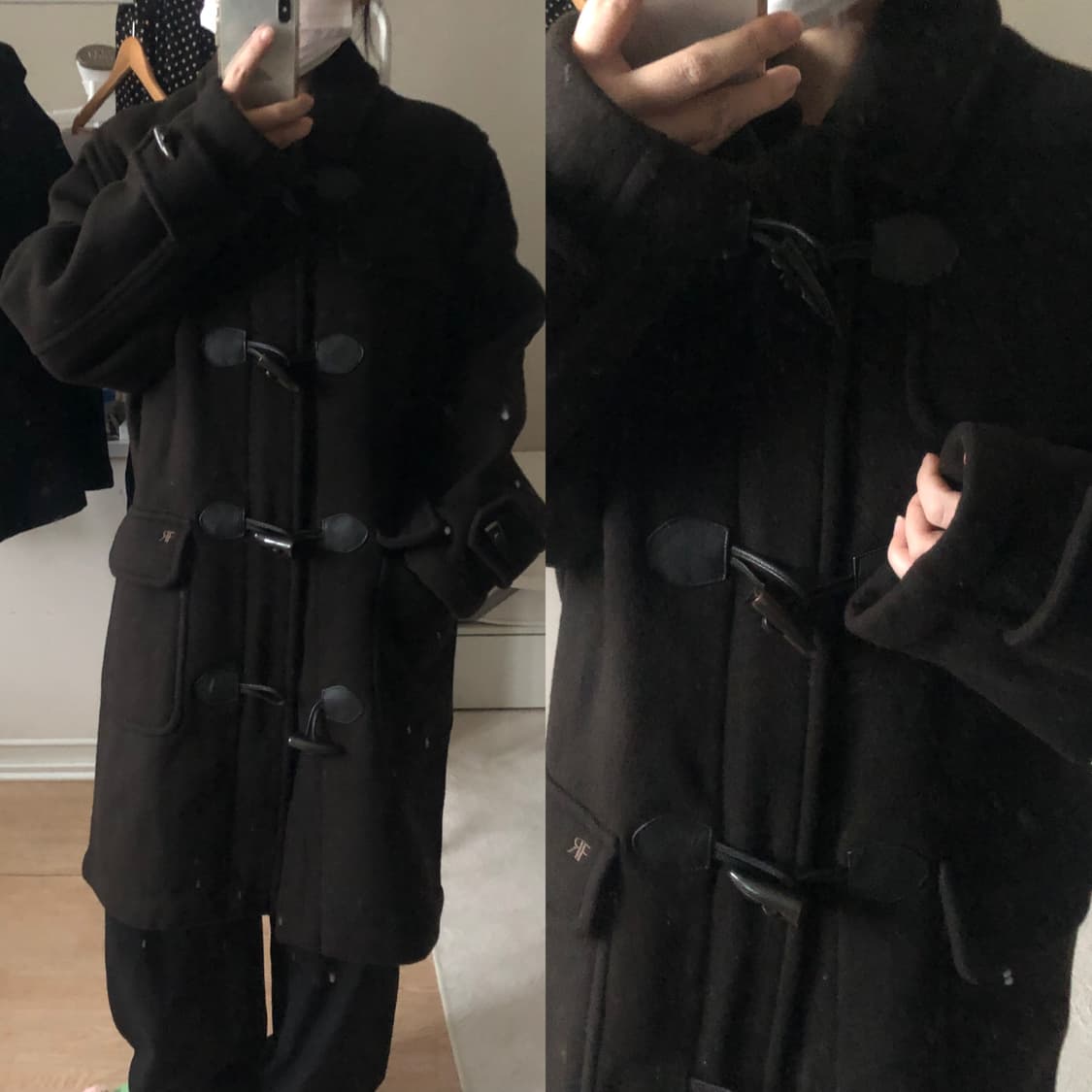 FRION 딥브라운 떡볶이 코트  상품이미지4