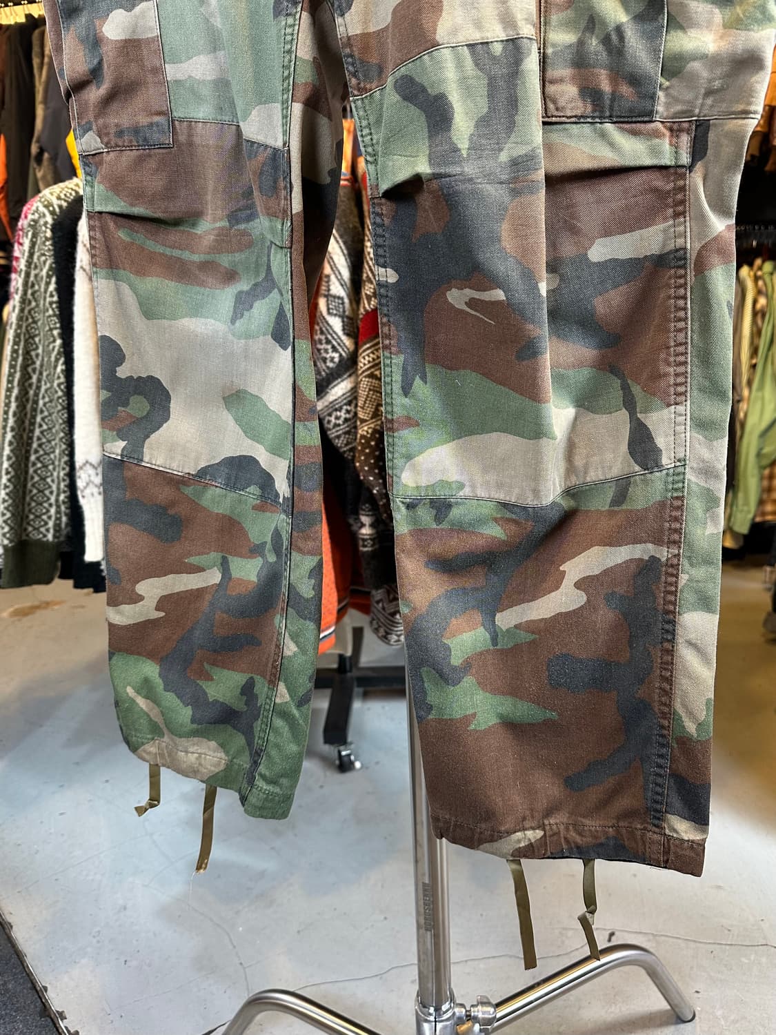 80s Us Army 미군 우드랜드 카모 BDU 팬츠 상품이미지5