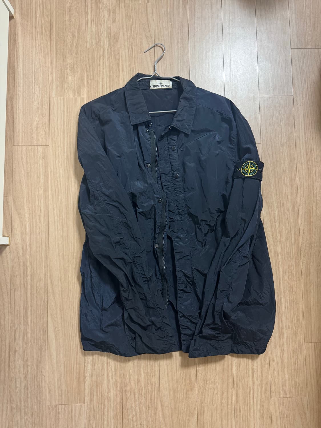 [L] 스톤아일랜드 나일론 메탈 오버 셔츠 자켓 상품이미지1