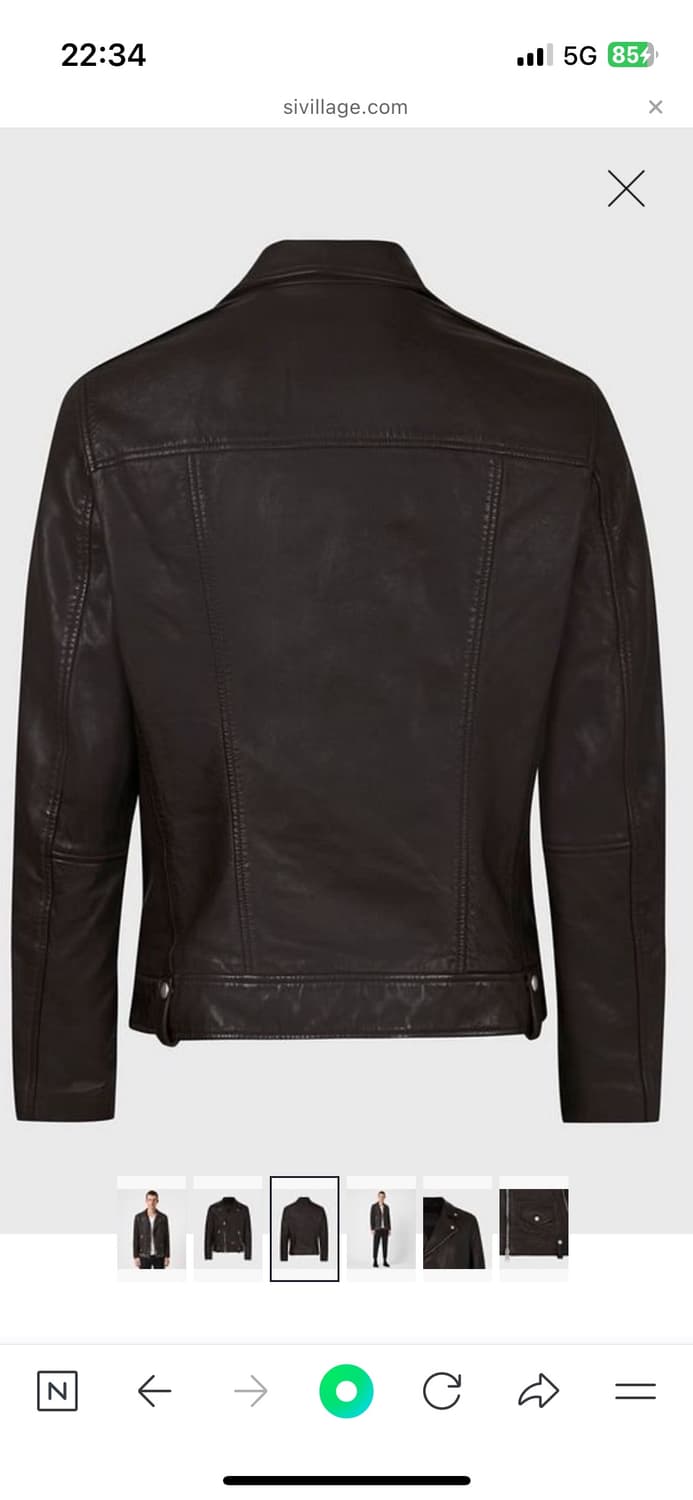 [L사이즈] 올세인츠 밀로 가죽자켓 팝니다 상품이미지4