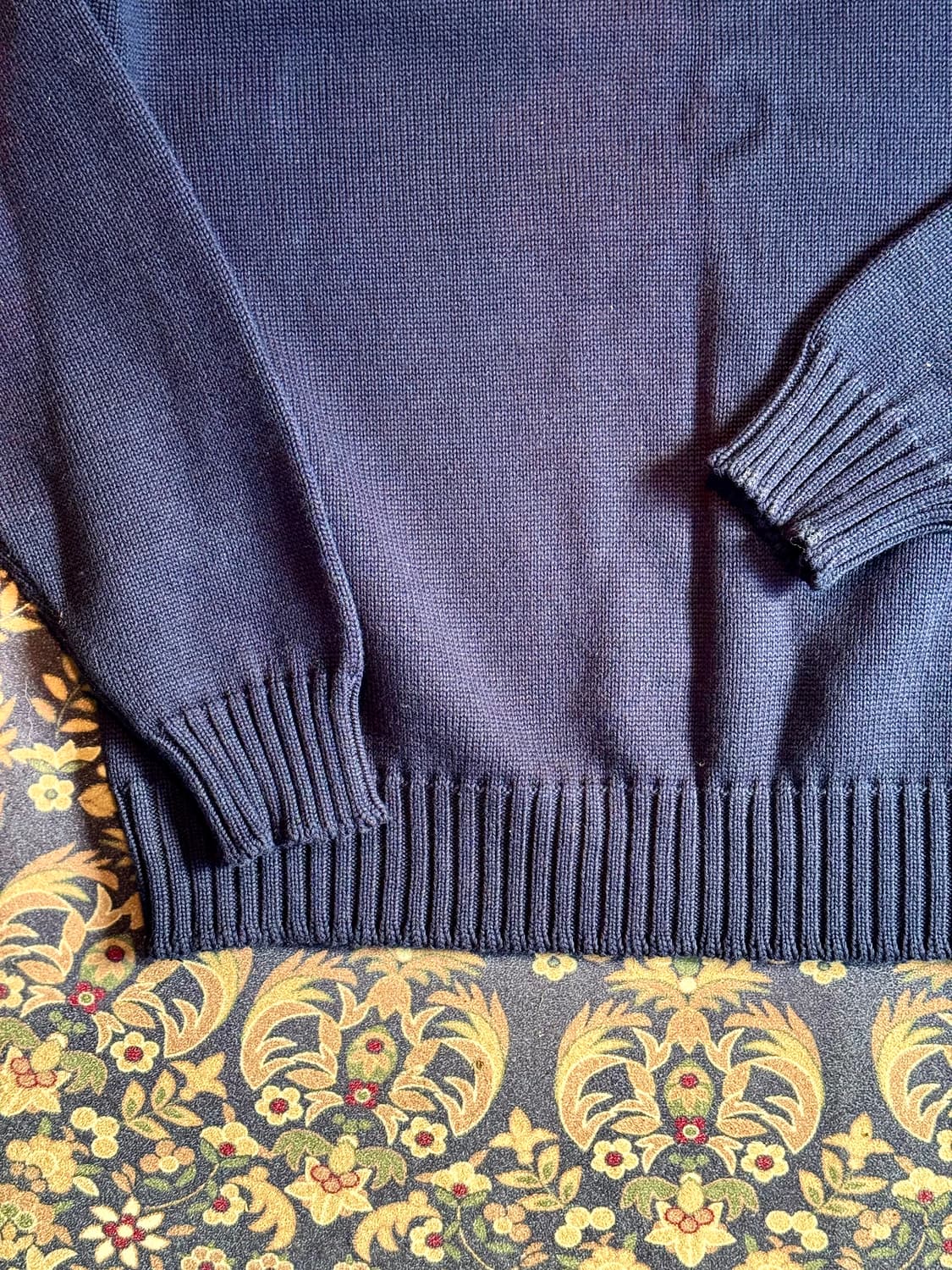 건지 울른스 래글런 홀가먼트 크루넥 스웨터 니트 상품이미지5