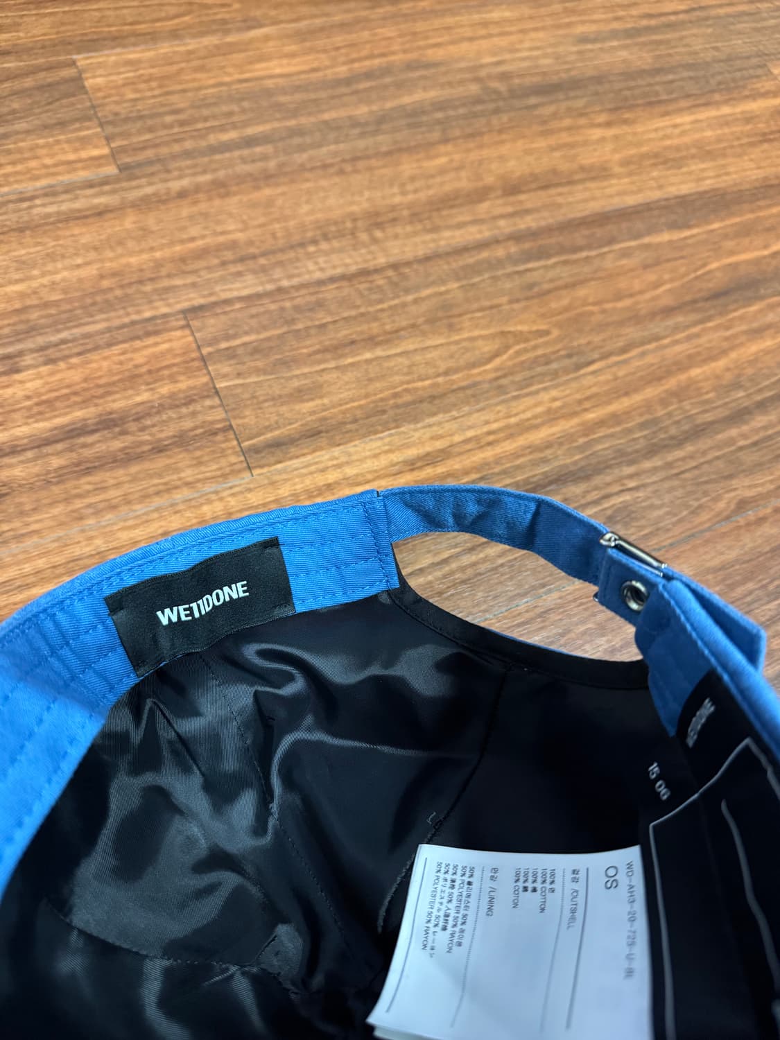 We11done 웰던 볼캡 블루 ( 지디 착용 ) 상품이미지7