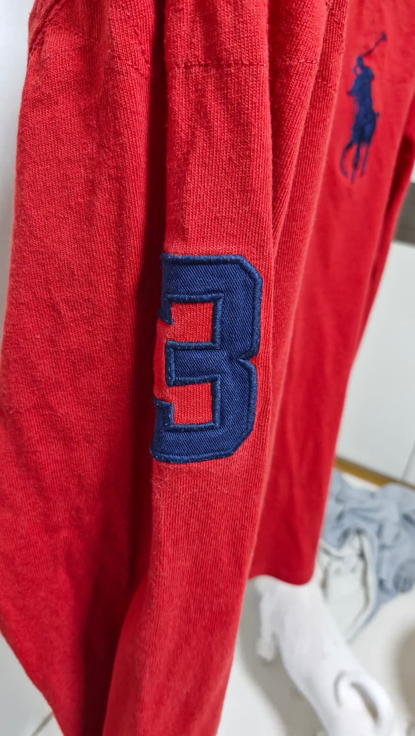 폴로 럭비티 레드 m 105 상품이미지4