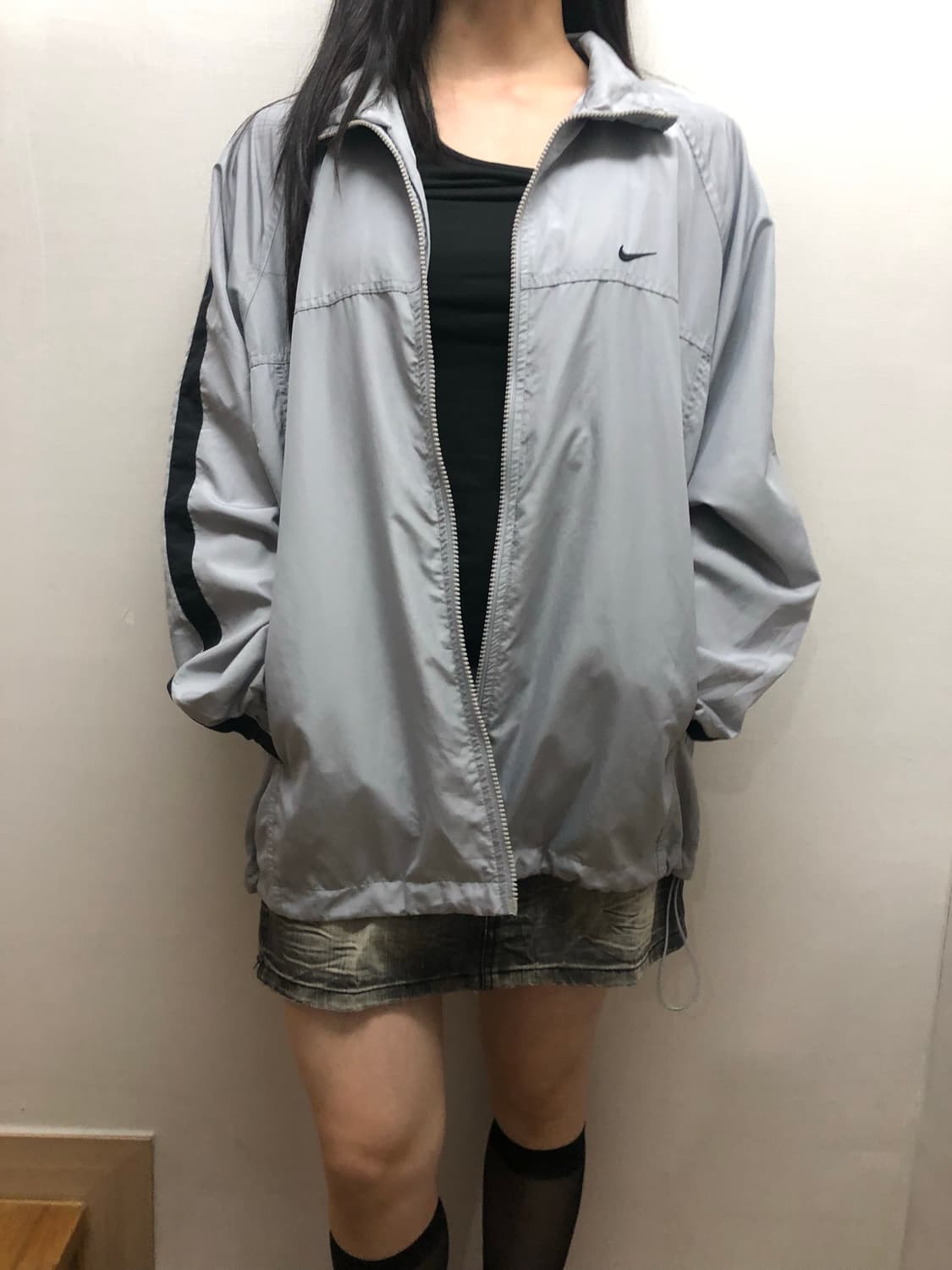 빈티지 나이키 그레이 바람막이 상품이미지5