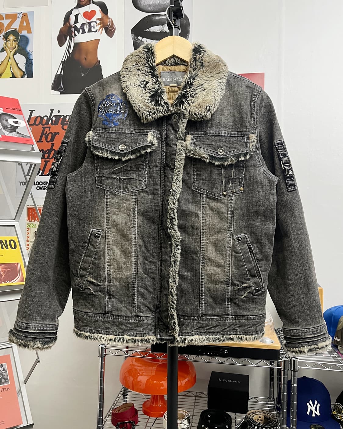 올드 빈티지 워시드 데님 트러커 점퍼 상품이미지5