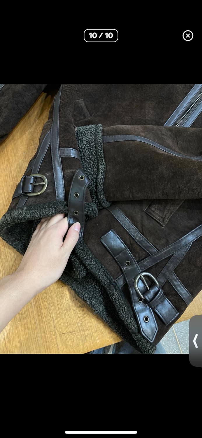 B3 무스탕 재킷 상품이미지2