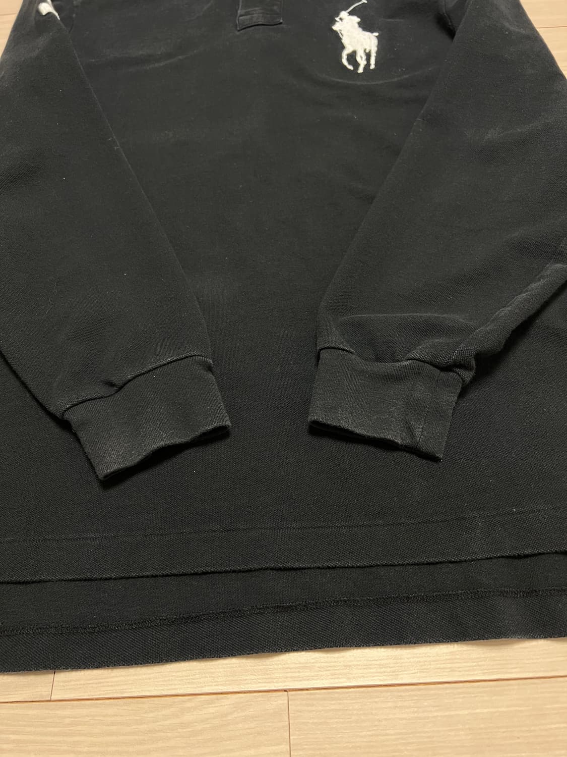 Polo Ralph Lauren 블랙 빅포니 럭비 폴로 셔츠 / L 상품이미지8