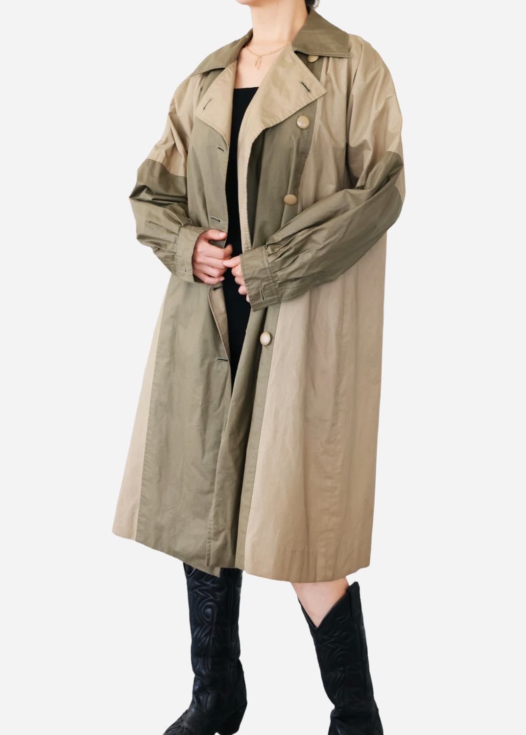 Yves Saint Laurent Two-Tone Trench 상품이미지2