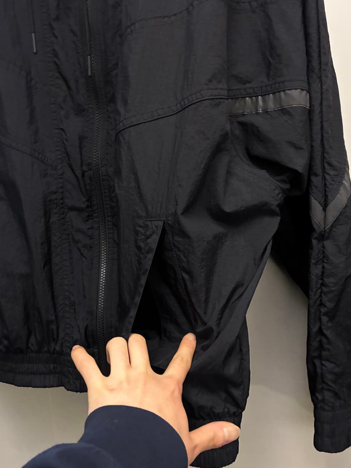 (XL~2XL)나이키 헤리티지 윈드러너 레글런 바람막이자켓 블랙 상품이미지6