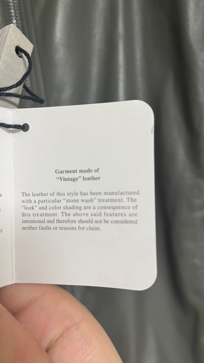 릭오웬스 17ss 레더자켓(48) 상품이미지3