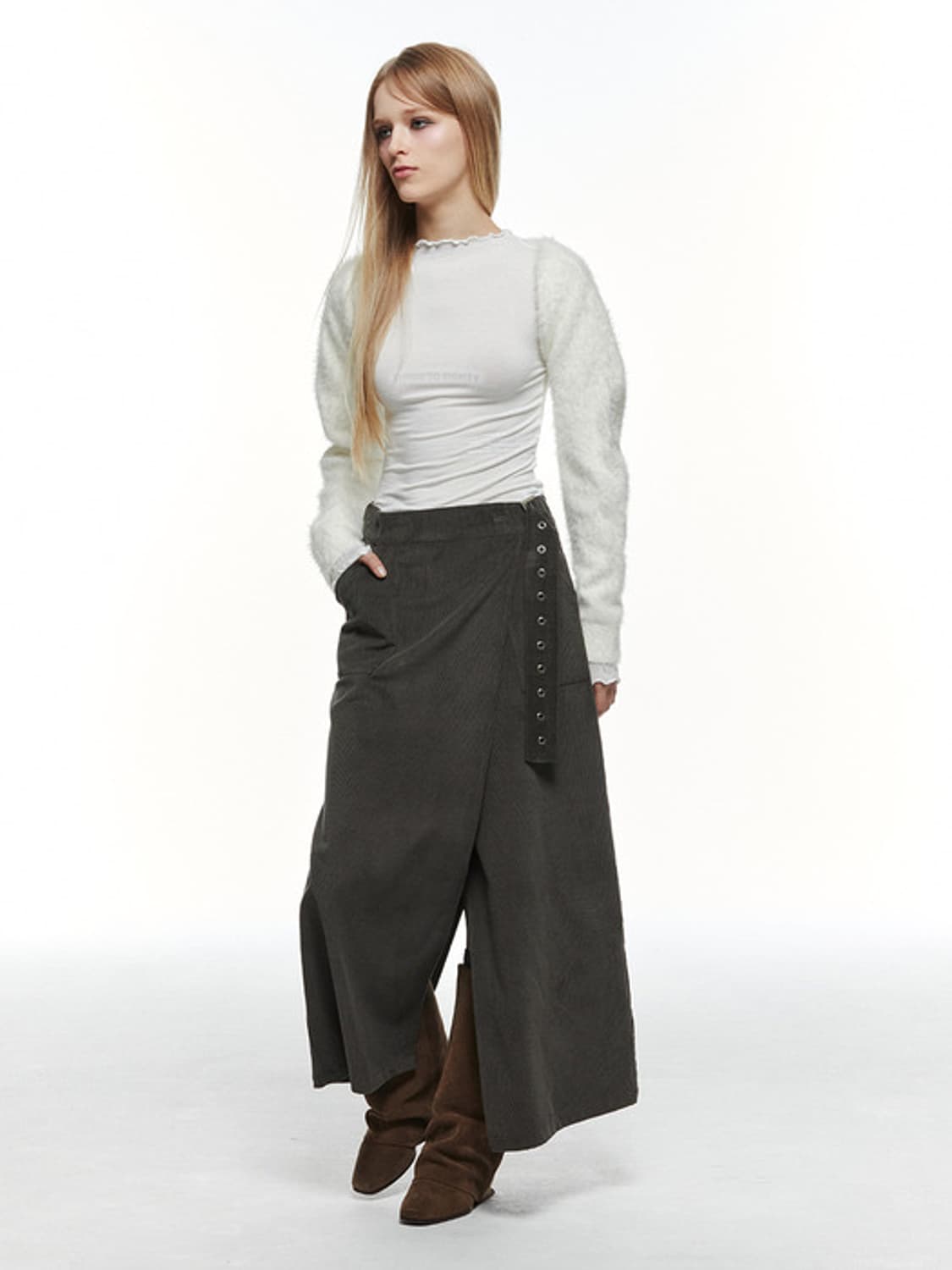 쓰리투에이티  랩스커트 상품이미지1