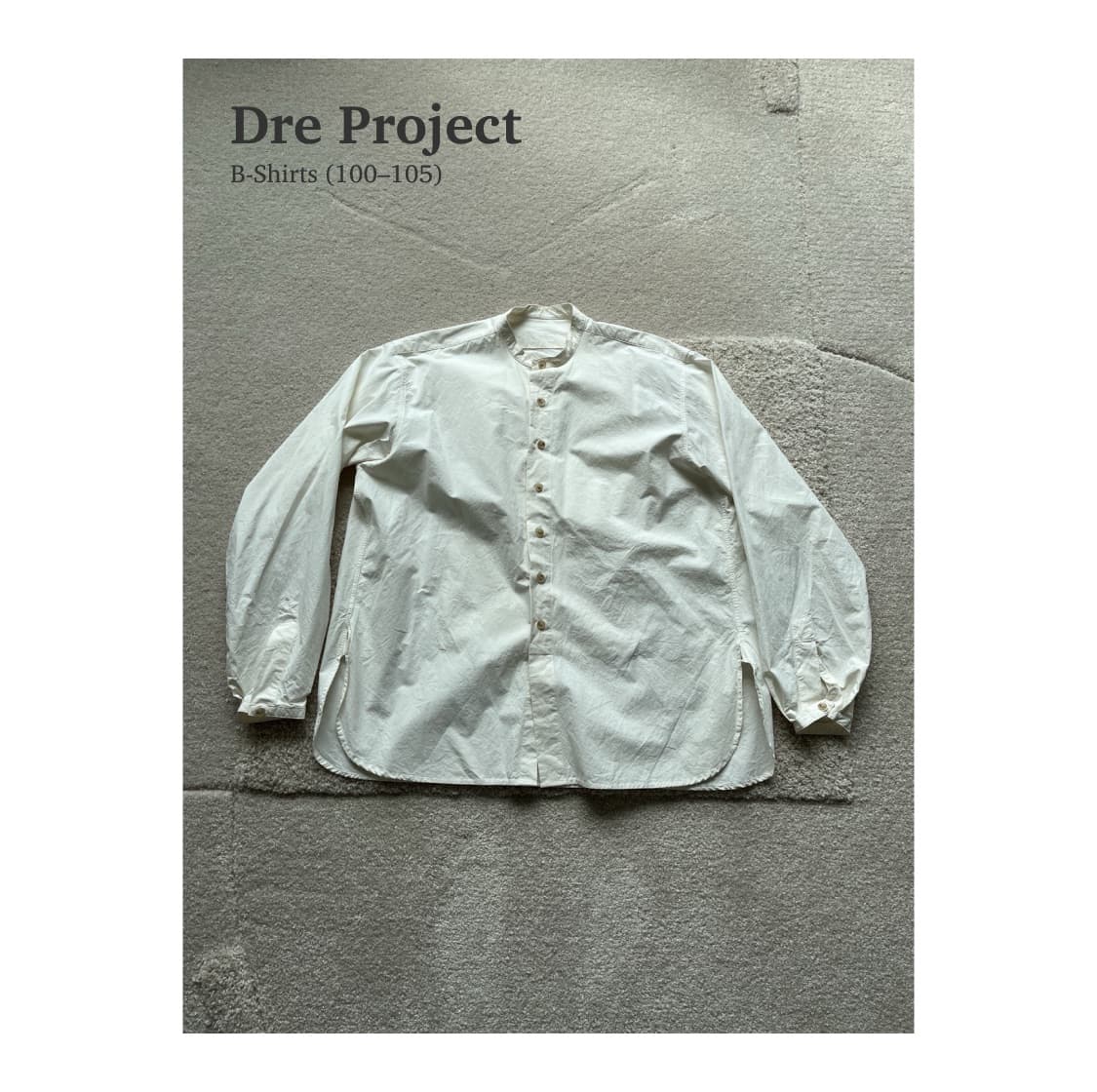 드레프로젝트 B-Shirts (100–105) 상품이미지1