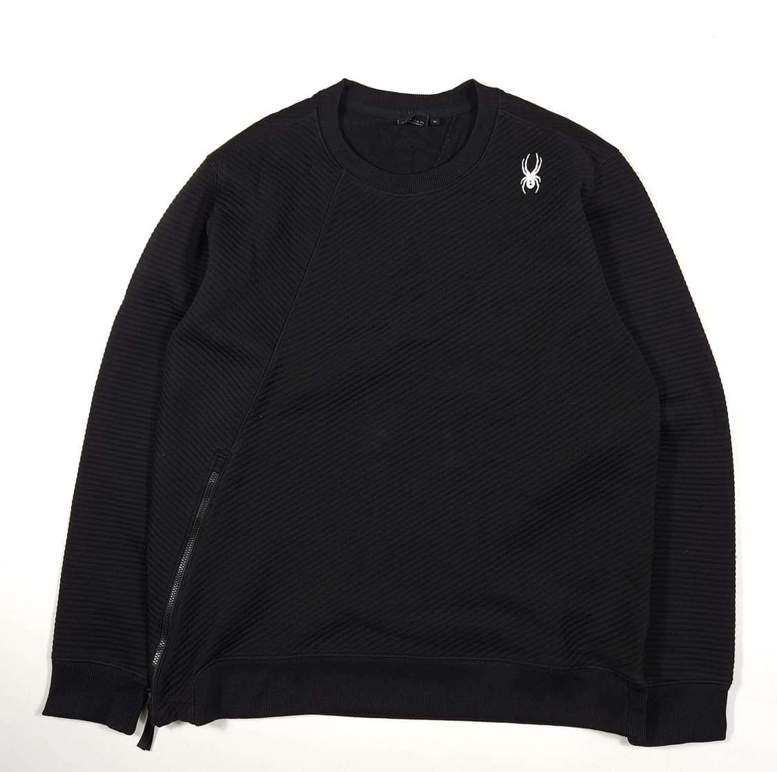 스파이더 맨투맨 블랙 상품이미지1