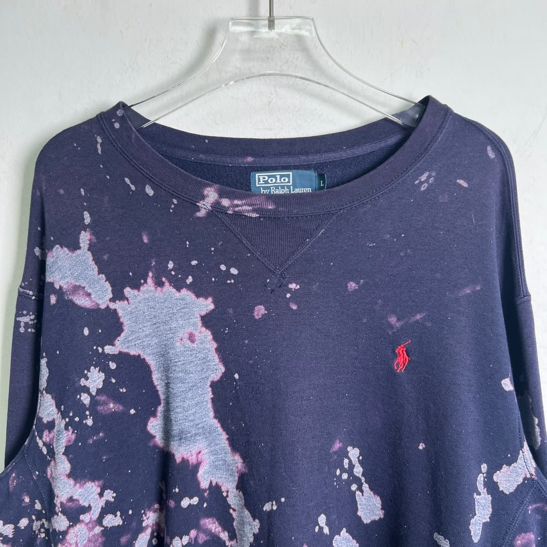 폴로 랄프로렌 셀프 나염 맨투맨 L 상품이미지4