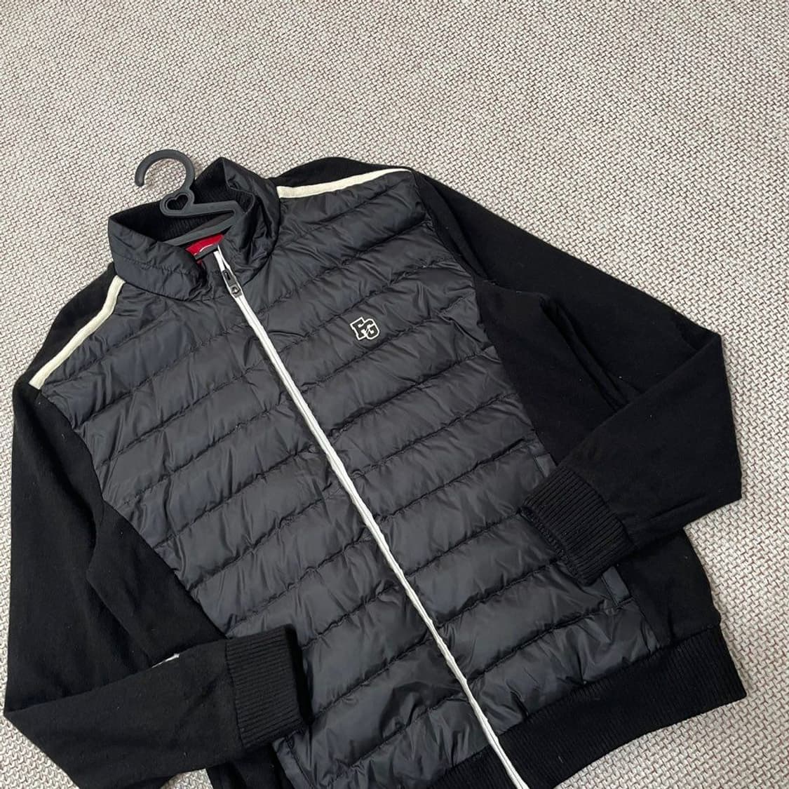 팬텀 구스다운. 방풍패딩 니트집업 5171 상품이미지2