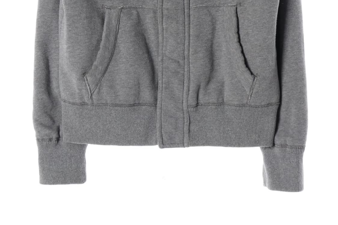 홀리스터 1922 자수 퍼 트리밍 후드 집업 그레이 M 상품이미지6