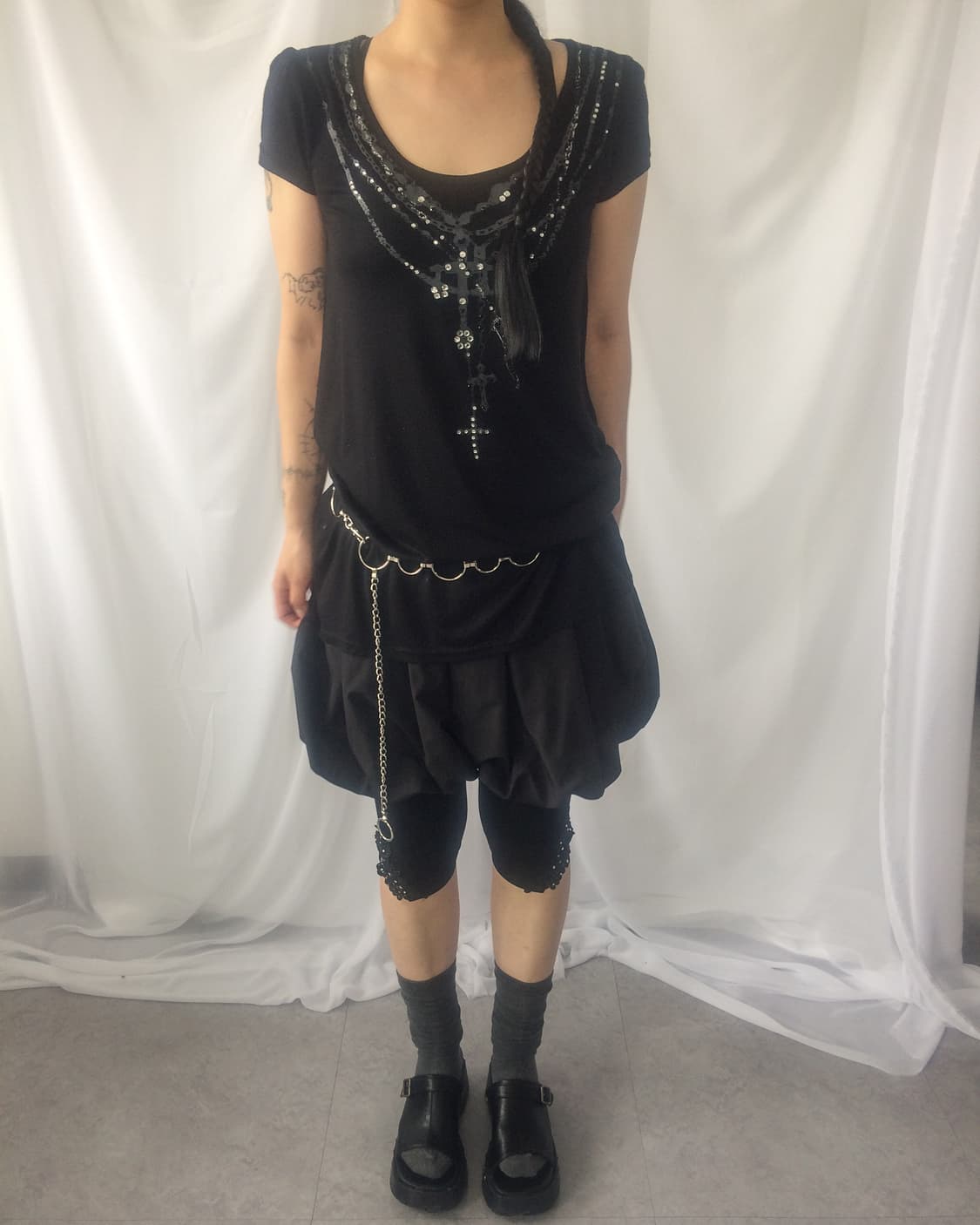 Necklace printing t shirt 상품이미지1