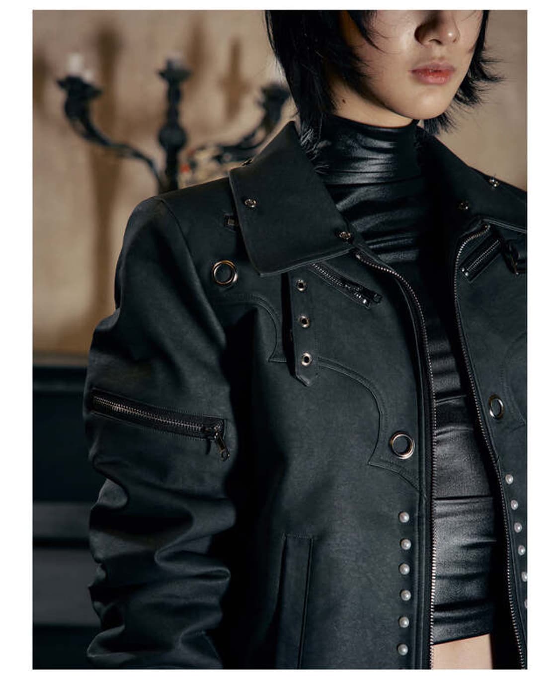 B.access에서 구매한 Paiki 레더자켓 새제품 판매합니다 상품이미지5