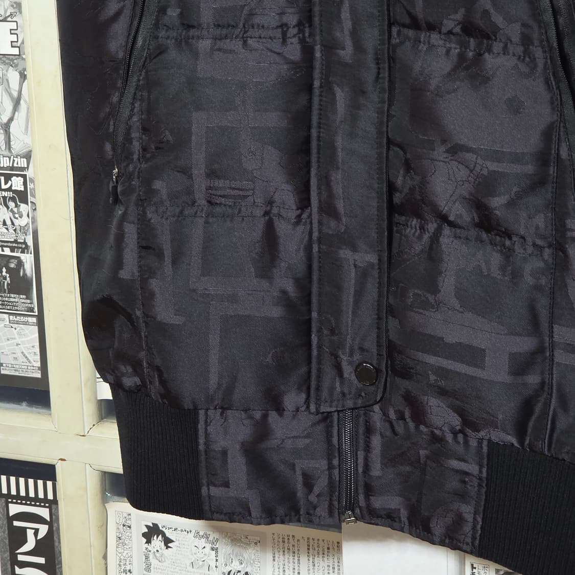 MLB 모노그램 패턴 애틀랜타 후드 패딩 조끼 상품이미지4