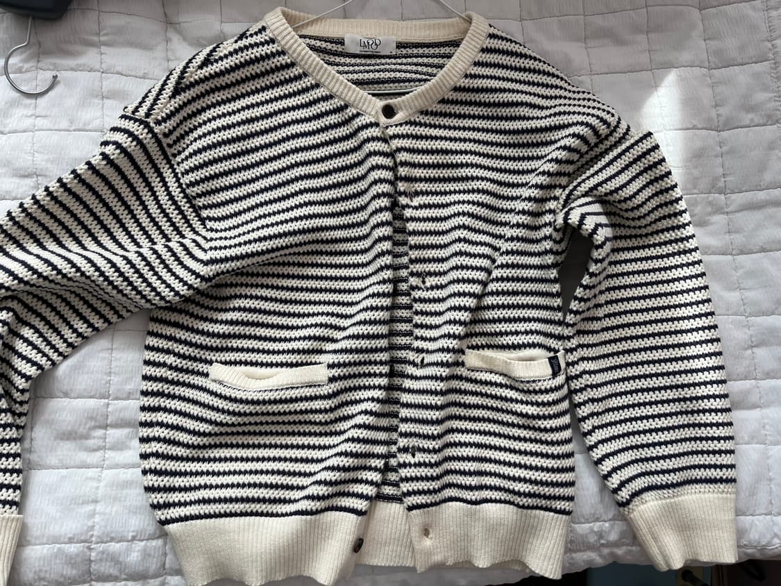 엘무드 가디건 스트라이프 상품이미지1