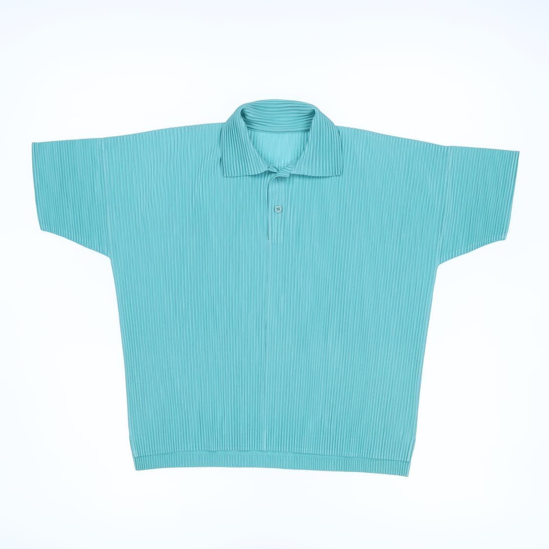 실측확인 플리츠 카라 반팔 티셔츠 0206M 상품이미지1